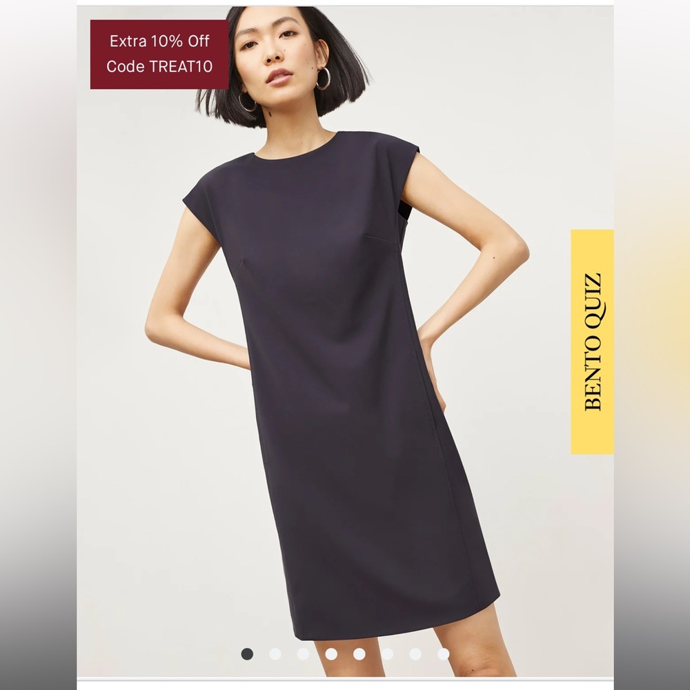 MM La Fleur maaza dress, origami tech, in Blue